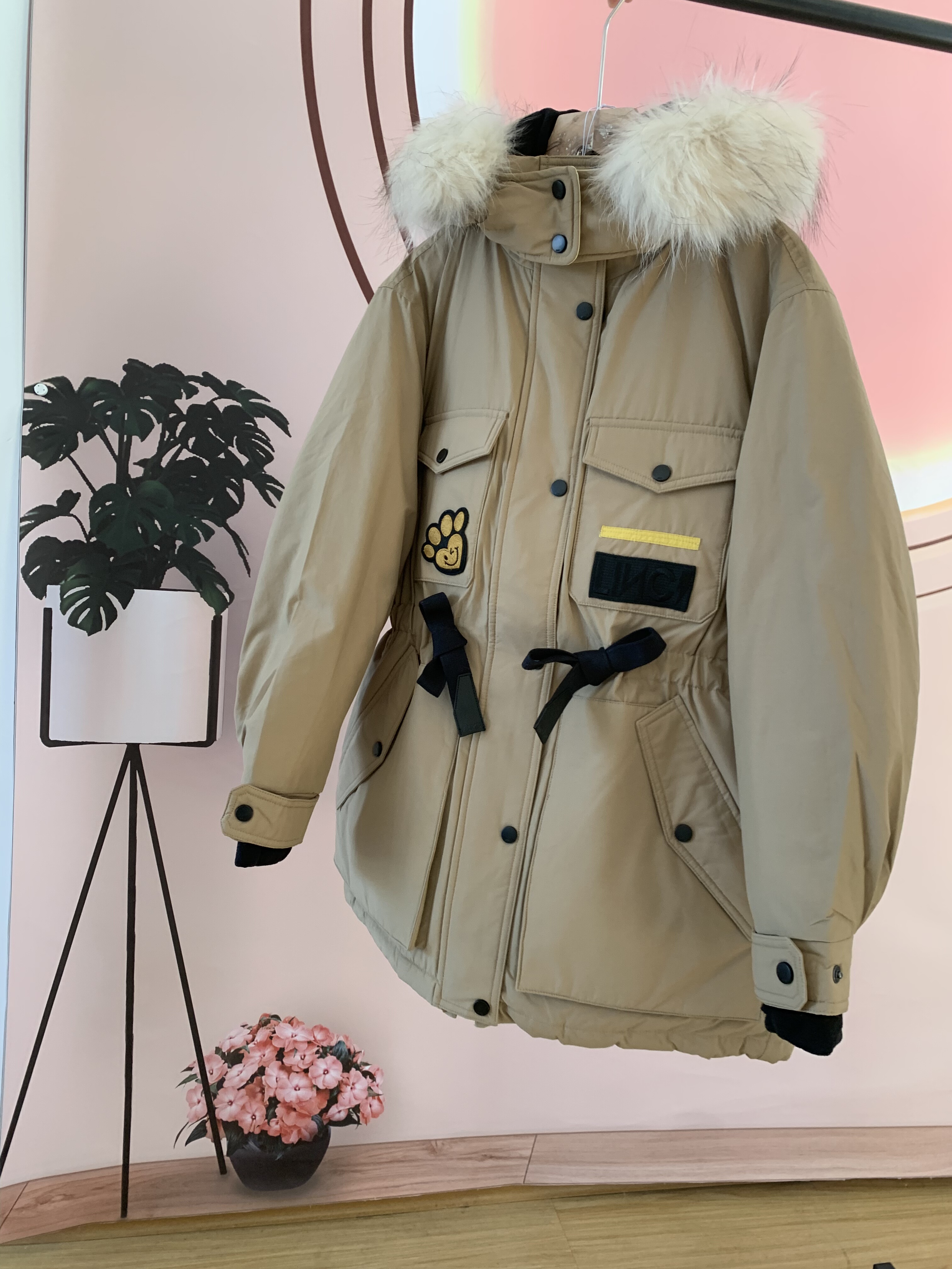 2025新款大毛领羽绒服女中长款冬季加厚韩版宽松