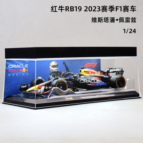 比美高124红牛RB19合金车模