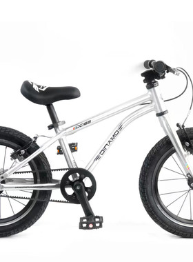 迪那摩DINAMO儿童自行车BMX小轮车皮带轮铝合金整车乐享DC16B单车