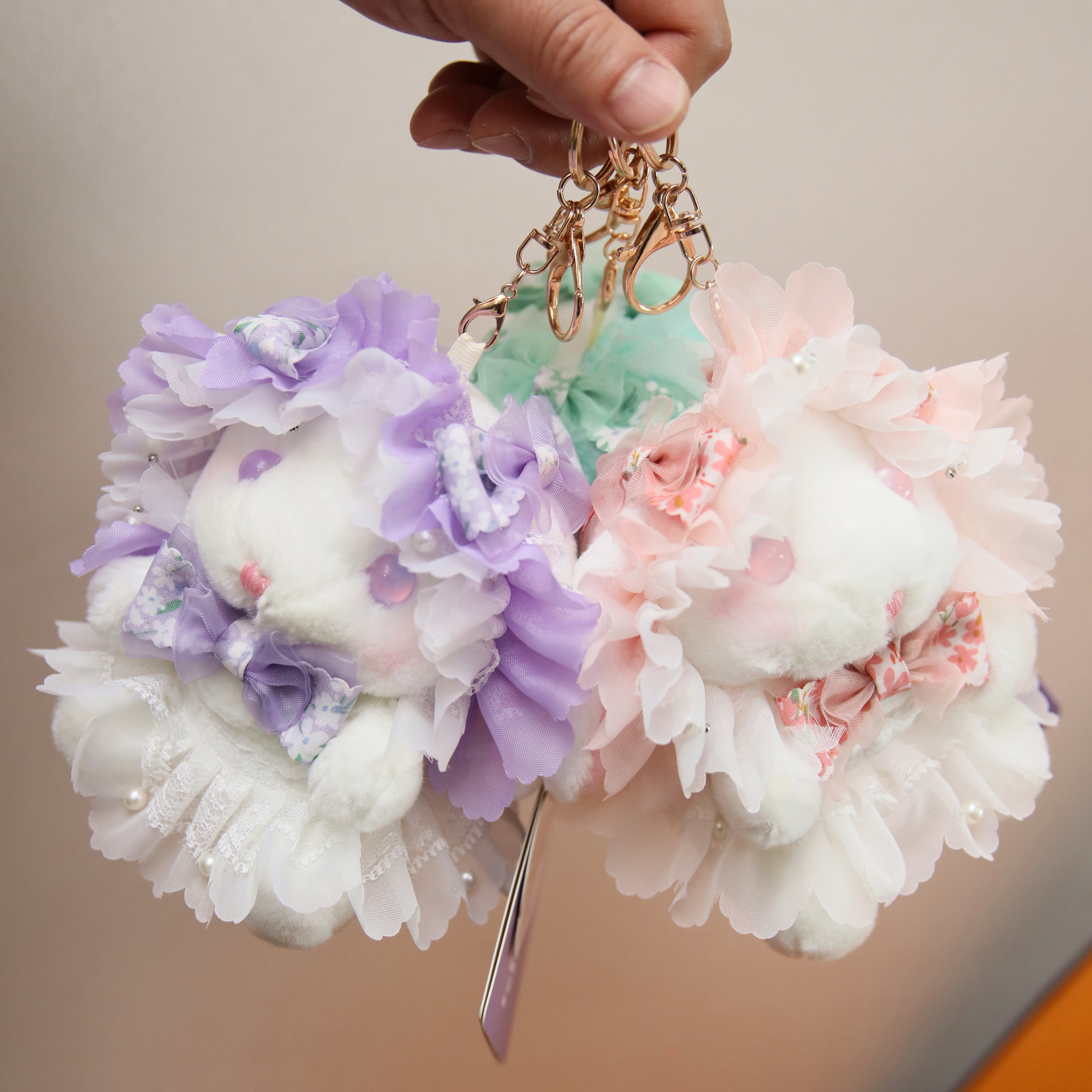 lolita洛丽塔挂件兔兔玩偶小兔子公主兔钥匙扣公仔背包书包小挂饰
