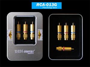 雅宝YARBO德国雅堡 RCA-013G 焊接分体式 RCA端子 莲花头 同轴头