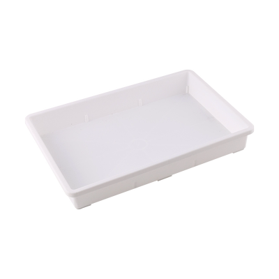 长方形实心浸盆花盆托盘高塑料