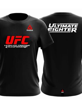 UFC格斗T恤 混合格斗武术 男女士短袖拳击运动训练半袖上衣服