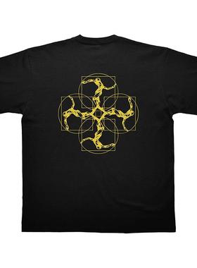 HIPHOP街舞大赛JUSTE DEBOUT潮纯棉短袖T恤衫男女半袖宽松上衣服