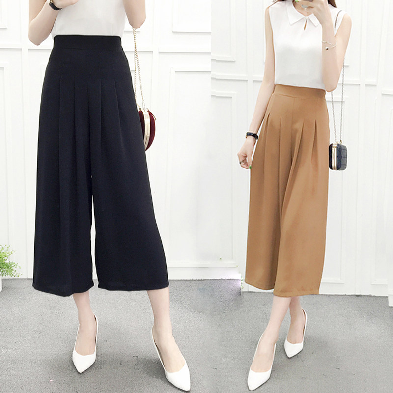 新款麻棉阔腿裤女裤春夏九分裤直筒裤宽松大码休闲裤清凉薄款裤子|ruв категории Женская одежда, брюки, брюки - от Buy2taobao.com для оказания профессиональной услуги покупки агента Taobao