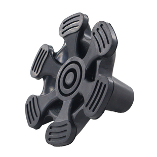 小六脚拐杖拐棍6角手杖用脚套脚垫防滑可活动六脚橡胶垫六爪脚垫