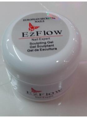 正品EzFlow光疗胶模型胶透明凝胶加厚延长粘钻胶光疗甲底胶封层