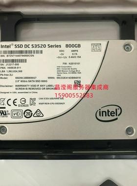 联想 RD540 RD550 RD630 RD640 RD650固态硬盘800G 2.5 SATA SSD