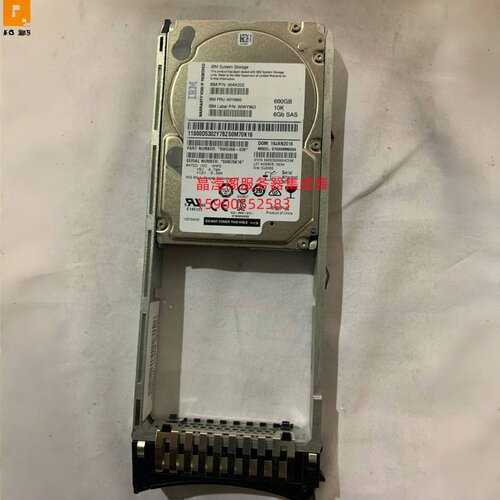 IBM 00Y5800 00AK202 00WY963 600G 10K 2.5寸 SAS 6Gb 存储硬盘