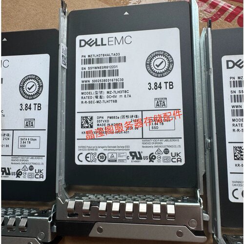 DELL R730xd R740xd R940xa R750xa R750xs 3.84T SATA 固态硬盘