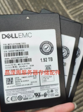 DELL PM883 1.92T SATA SSD 6Gb 0Y24T6 MZ7LH1T9HMLT0D3固态硬盘