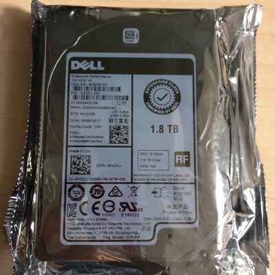 原装 DELL R940 R740XD T440 T640 1.8T 10K 2.5 SAS 服务器硬盘