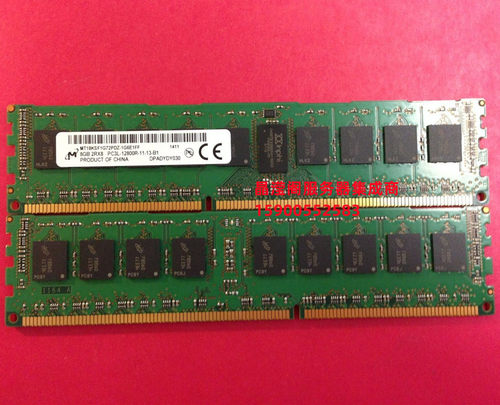 镁光 MT18KSF1G72PDZ-1G6E1FF/FE 8G 2RX8 PC3L-12800R 1600 内存