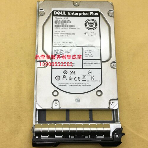 DELL SCV300 SCV2000 SCV2080 SCV3000 600G 15K 3.5 SAS储存硬盘