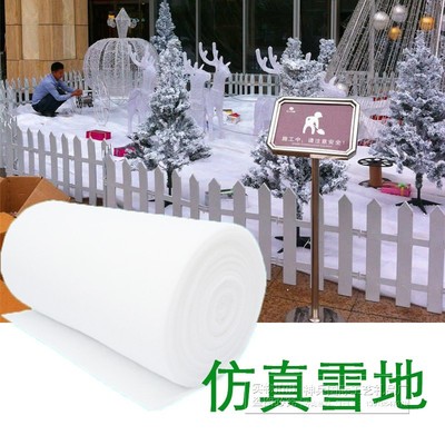 仿雪雪棉场景布置假雪摄影