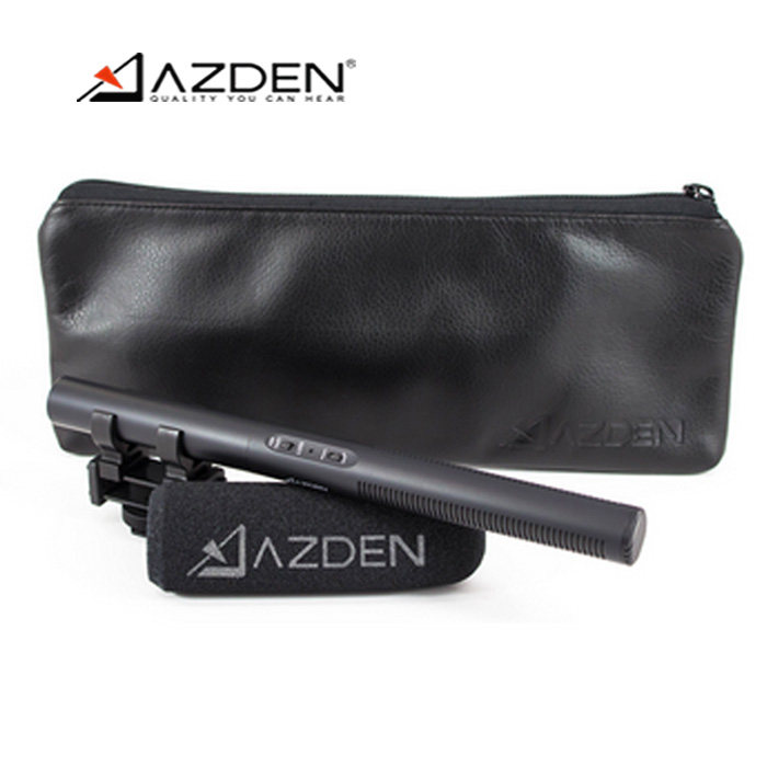 日本AZDEN阿兹丹 SGM-250 摄像机 单反相机 采访 录音 拍摄 话筒