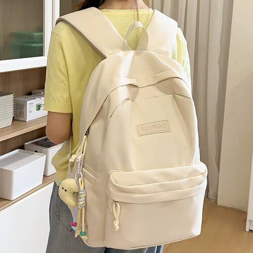 日本初中生书包女高颜值大容量双肩包休闲简约百搭大学生上课背包
