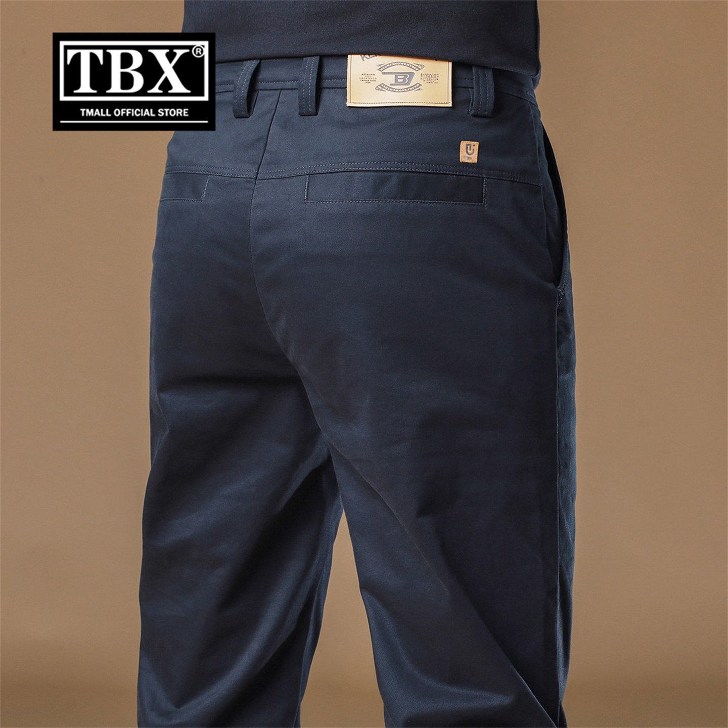 黑色休闲裤子男士2026新款冬装加绒加厚男裤宽松直筒商务西裤男款