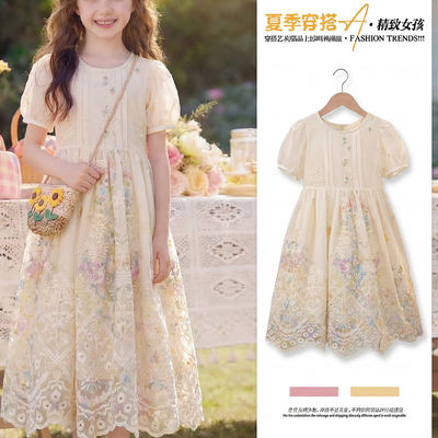女童日常可穿公主裙夏季2026新款儿童绝美碎花裙女孩夏装连衣裙