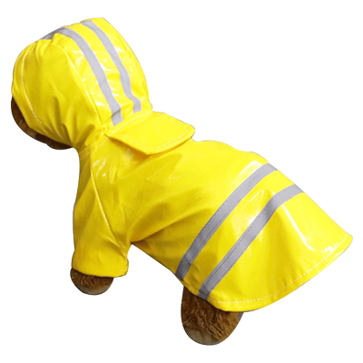 防水中型犬比熊博美雨披两脚雨衣