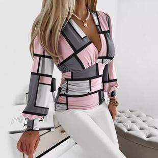 slim ladies and women casual neck tops white fashion womens
