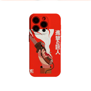 进击的巨人动漫二次元艺术适用苹果16promax/15手机壳iPhone14/13/12/11OPPO小米红米vivo一加真我