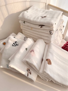 纯棉四层纱布A类婴儿盖毯宝宝浴巾儿童春秋夏季 盖毯吸汗柔软亲肤