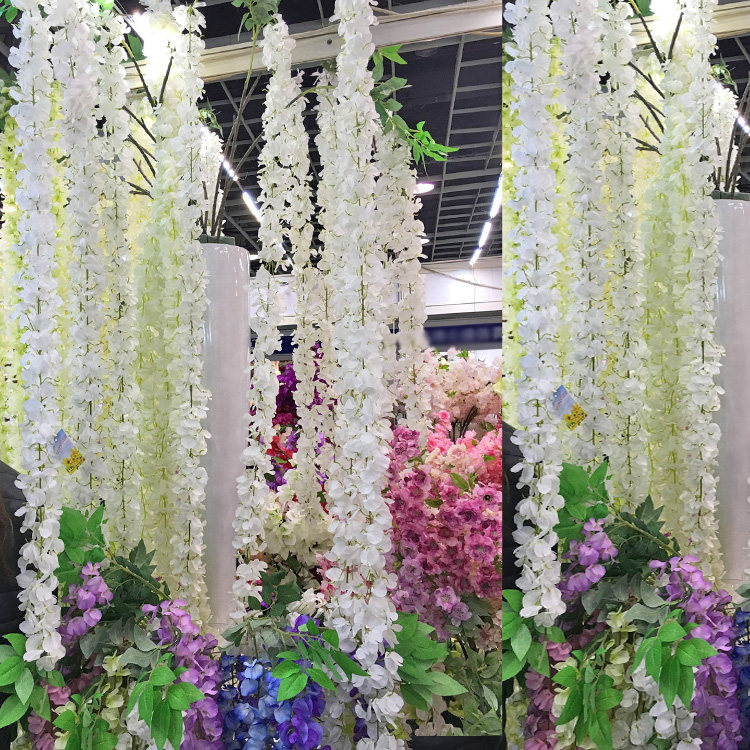 仿真花绣球藤条绢花假花塑料花