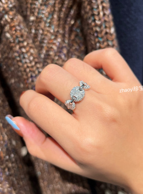 珍宝～小猪鼻子满钻戒指 定金