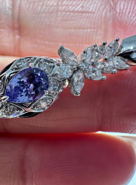 Zhaoyi珍宝～18K金尖晶石 钻石蛇手链