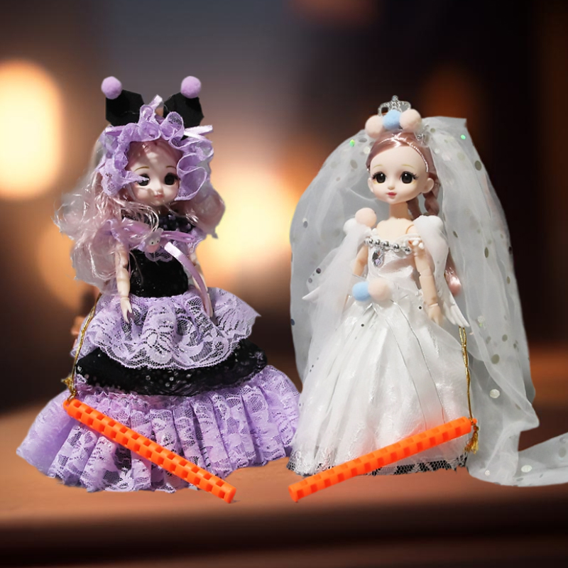 儿童手提娃娃公主花灯笼元宵中秋新年发光女孩可行走节日玩具