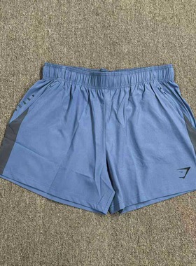 GYMSHARK SPORT2.0速干短裤男ins运动健身跑步宽松透气四分五分裤