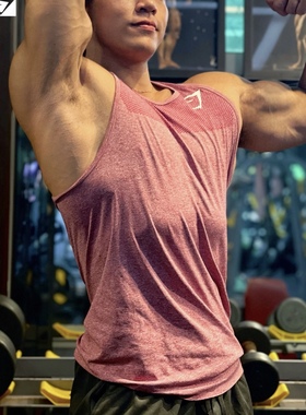 墙裂推荐GYMSHARK PHANTOM4幻影背心男ins运动透气高弹性宽肩无袖