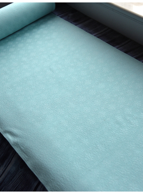 中古正绢真丝浅蓝格菱色无地小纹反物布料荷包口金零料汉服旗袍面