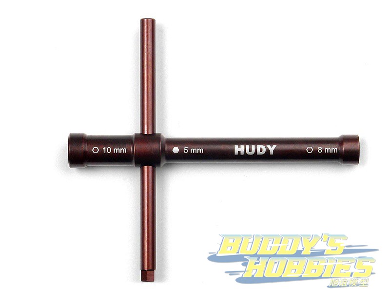 HUDY 欧洲进口超硬 多功能 十字火头扳手 10mm 8mm #107581 现货