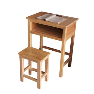 厂单双人书桌实木学习写字书桌写字桌家用中小学生环保木桌直销新