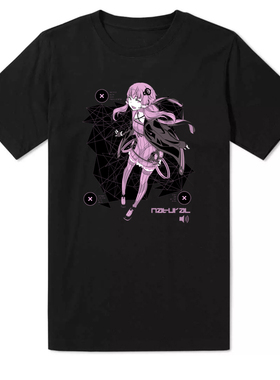 结月缘Yuzuki Yukari 缘兔短袖动漫周边二次元纯棉T恤