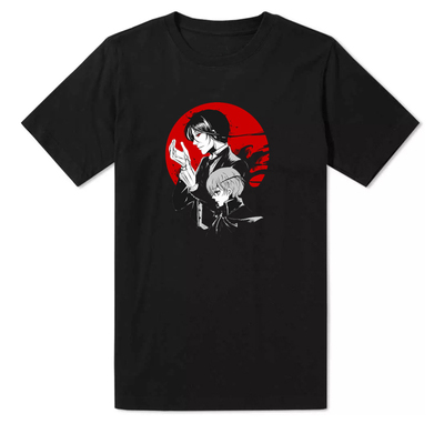 经典动漫二次元周边Black Butler 黑执事 黑管家男女款短袖T恤