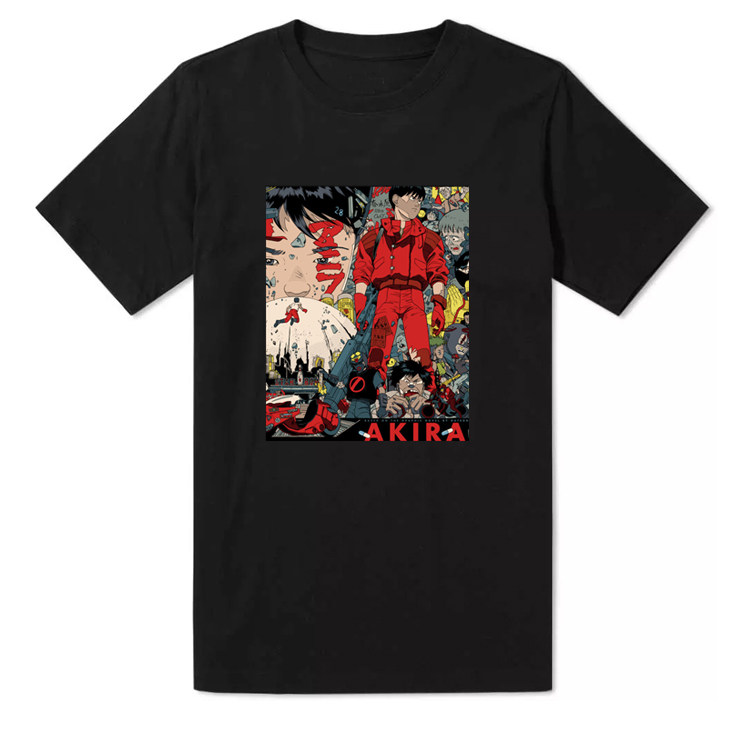 2020新款经典复古动漫周边akira阿基拉男女款纯棉圆领短袖t恤夏季