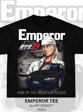 1995Initial D头文字漫画&赛博朋克2077边缘行者 宽松直喷短袖T恤