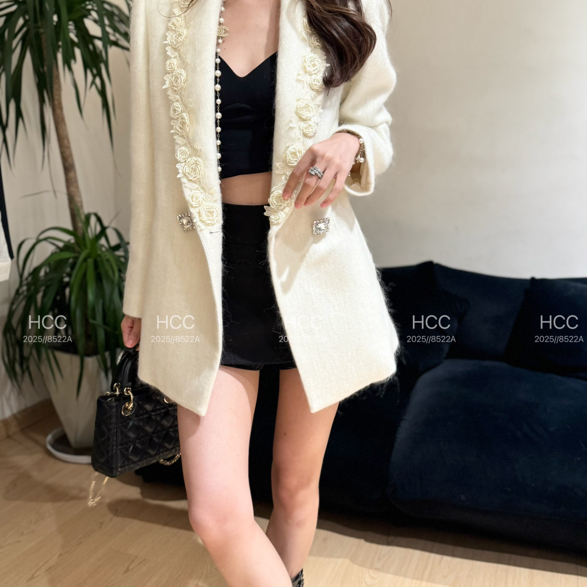 冬上新！重工马海毛小香风气质西装（含305绵羊毛）