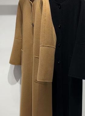 冬上新欧美大牌大衣欧美大牌羊毛外套（含50澳毛）（含50%羊绒）