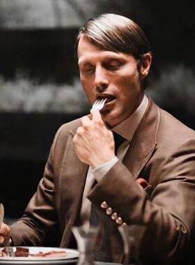 汉尼拔cos假发麦德斯·米科尔森表演道具Hannibal cosplay wig
