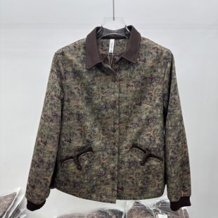 女装 秋季 新款 短外套16 妈妈装 夹克衫 翻领大码 鑫思瑜25y16专柜正品