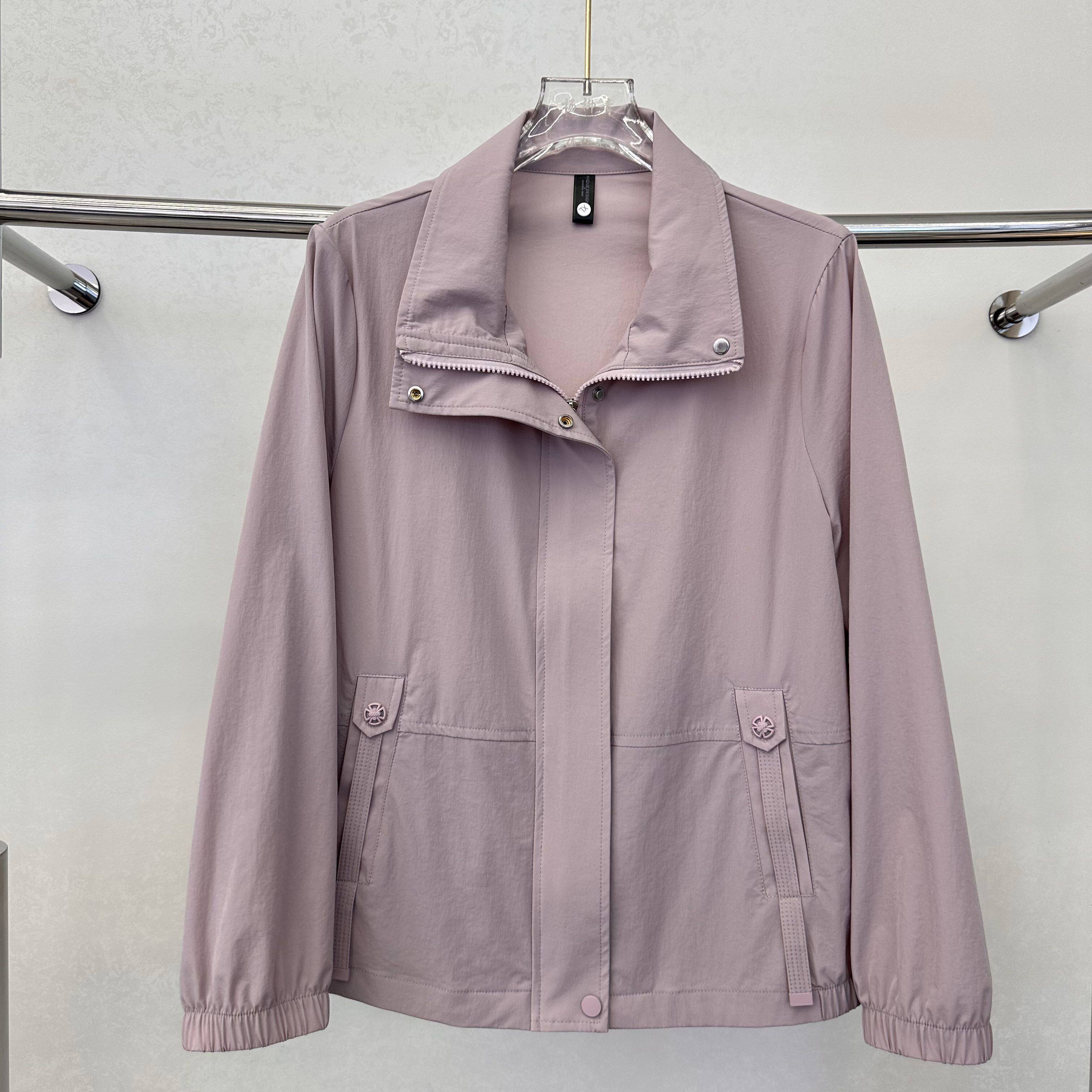 8820专柜正品新款春季女装时尚翻领单层大码妈妈装防晒服短外套20