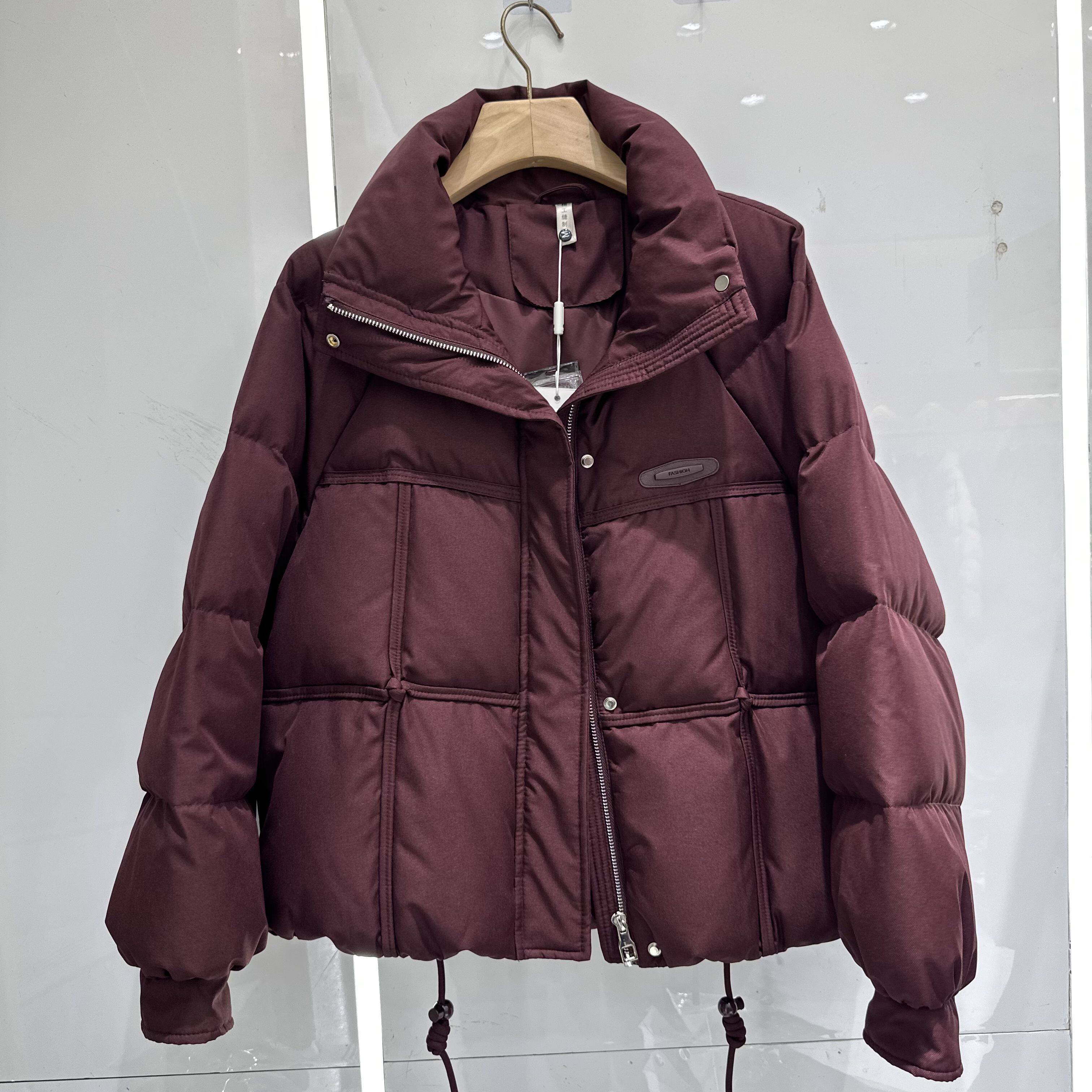 凯依娜2025B-08专柜正品新款冬季女装时尚立领白鸭绒羽绒服外套AA