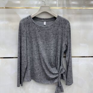 秋季 新款 女装 时尚 上衣女06 丽诗信LSX 圆领套头长袖 CT2006专柜正品