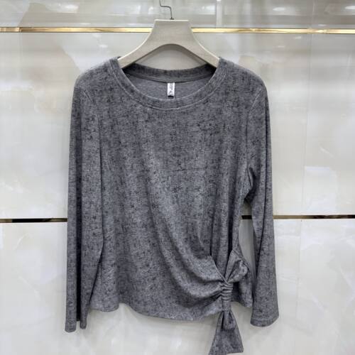 丽诗信LSX-CT2006专柜正品新款秋季女装时尚圆领套头长袖上衣女06