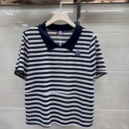 SXMR-A29专柜正品新款夏季女装短袖条纹大码妈妈装T恤上衣女29