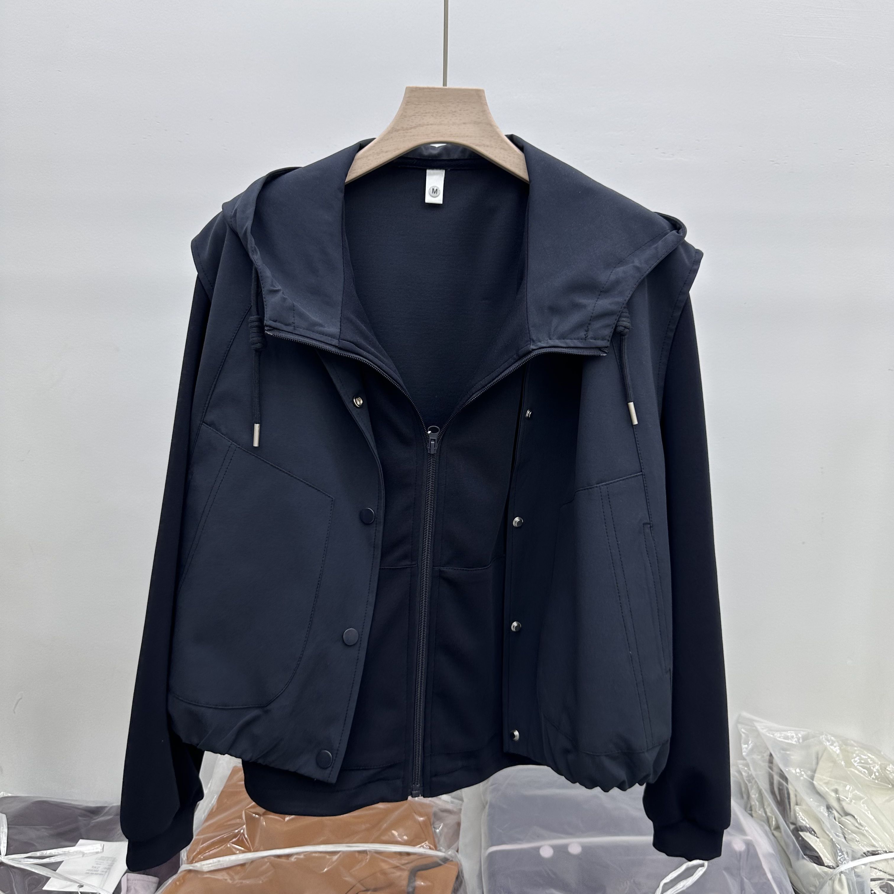 88C13专柜正品新款秋季女装时尚马甲+外套两件套大码妈妈装